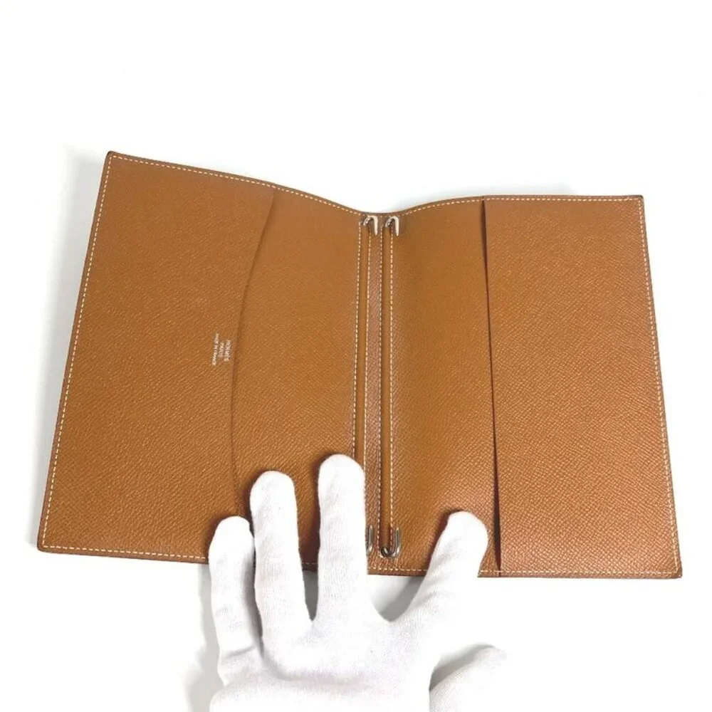 Hermes Notebook Cover Globetrotter Agenda Epson Brown